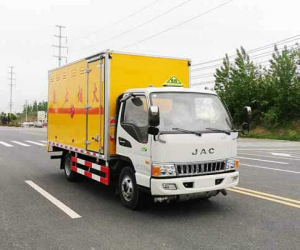 江淮駿鈴易燃?xì)怏w廂式運輸車